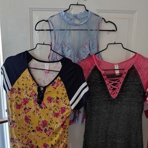 4 shirts